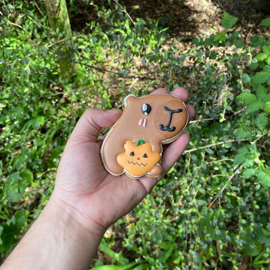 Galleta de Capibara de Halloween